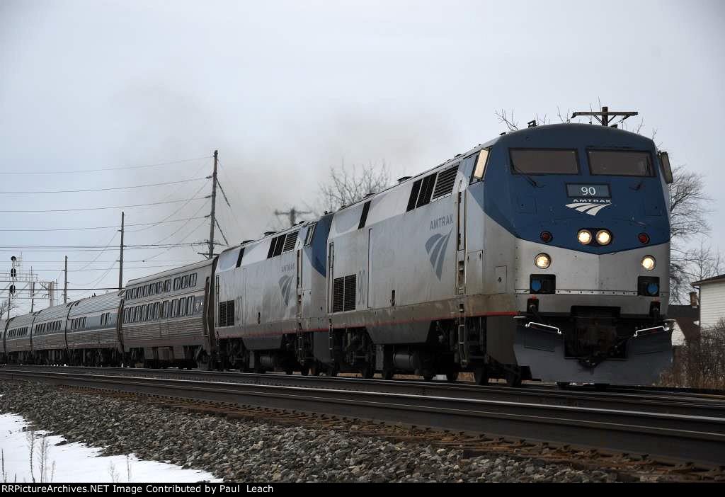 "Lake Shore Limited" cruises east